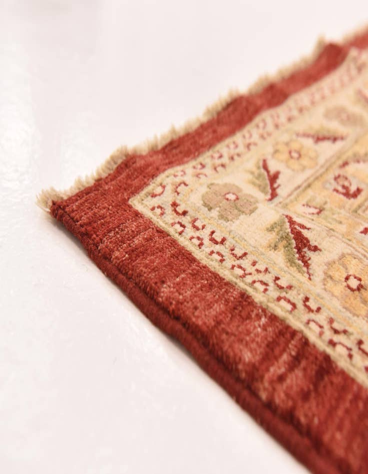 Detail image of 13' 1 x 17' 2  Hand Knotted Peshawar Ziegler Rug