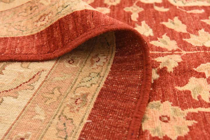 10' x 12' 10 Hand Knotted Peshawar Ziegler Rug