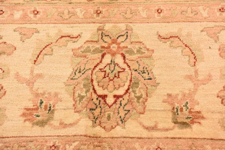 Detail image of 10' x 12' 10 Hand Knotted Peshawar Ziegler Rug