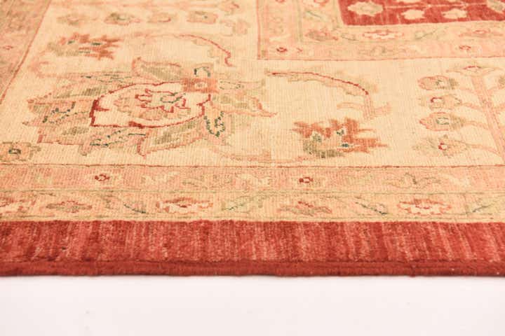 10' x 12' 10 Hand Knotted Peshawar Ziegler Rug