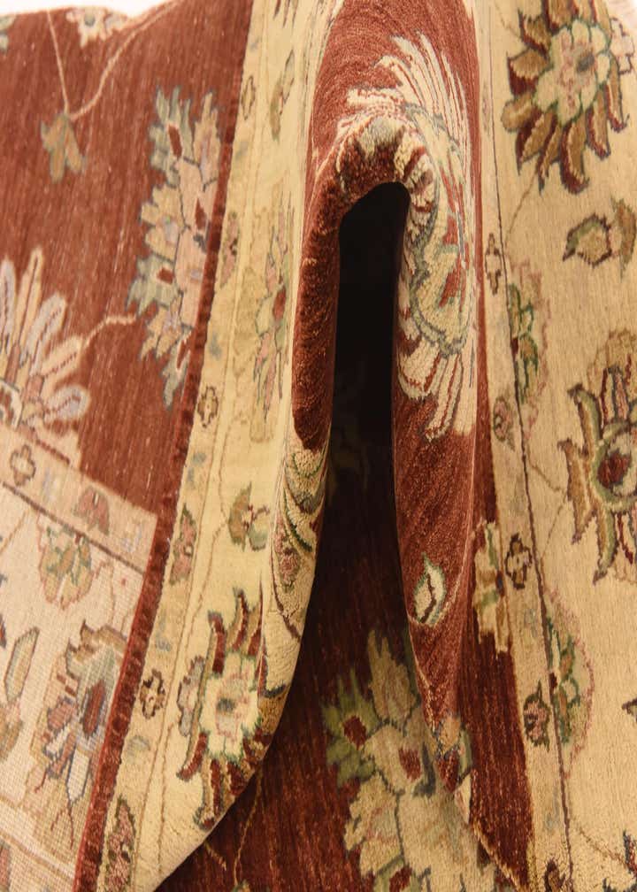 5' 5 x 8' 2 Hand Knotted Peshawar Ziegler Rug