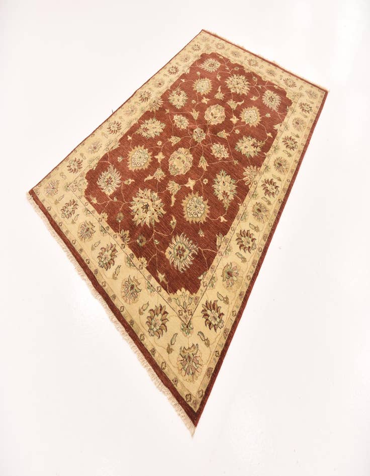 Detail image of 5' 5 x 8' 2 Hand Knotted Peshawar Ziegler Rug