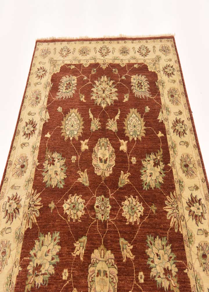 5' 5 x 8' 2 Hand Knotted Peshawar Ziegler Rug
