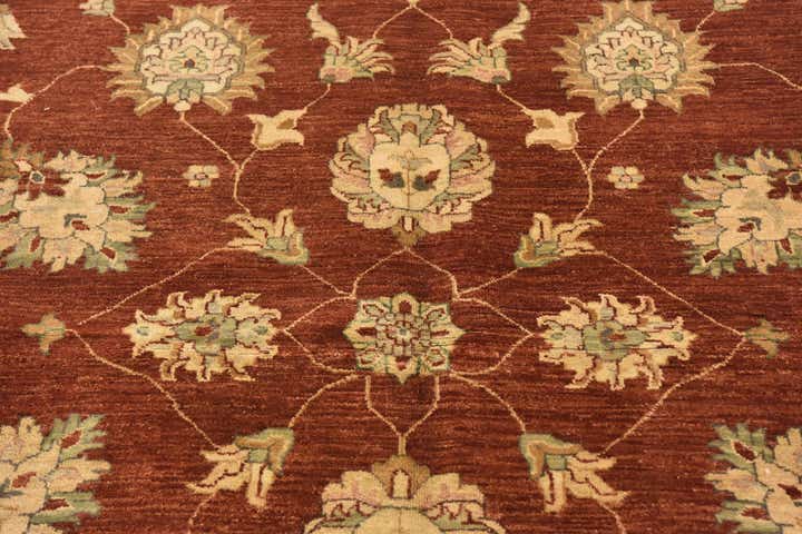 5' 5 x 8' 2 Hand Knotted Peshawar Ziegler Rug