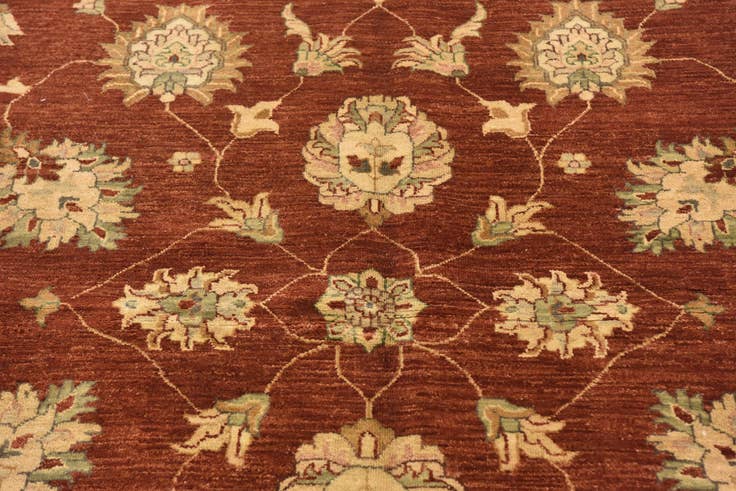 Detail image of 5' 5 x 8' 2 Hand Knotted Peshawar Ziegler Rug