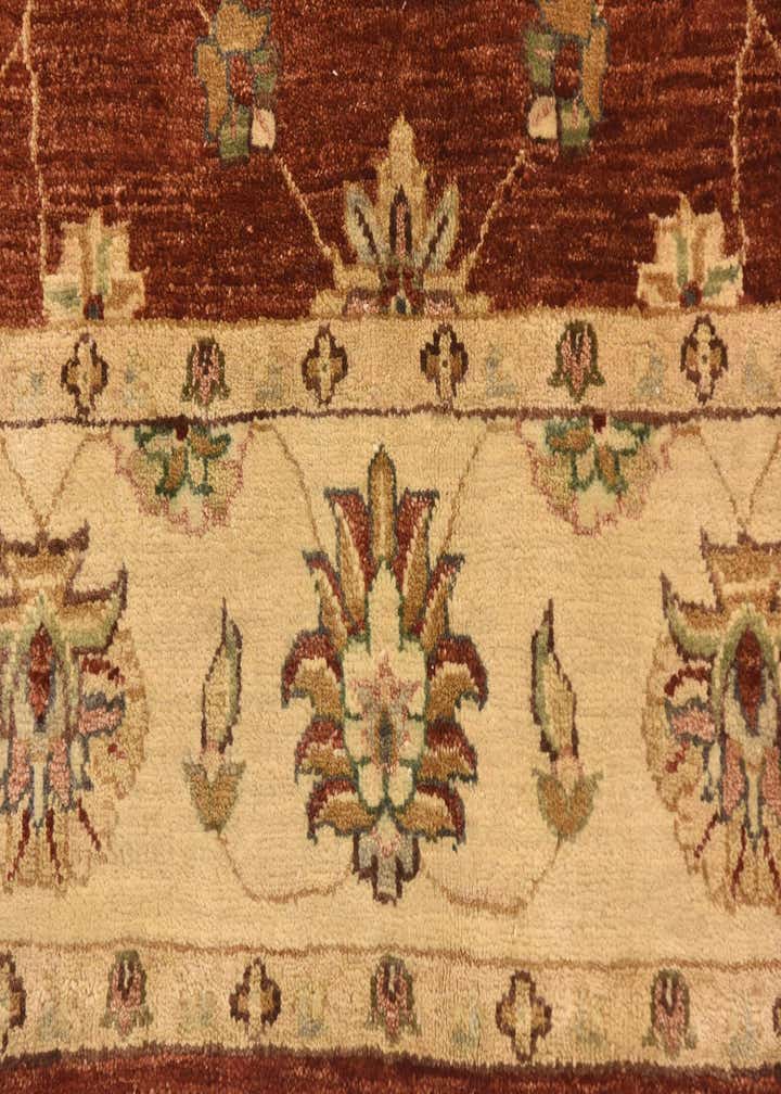 5' 5 x 8' 2 Hand Knotted Peshawar Ziegler Rug