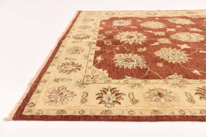 5' 5 x 8' 2 Hand Knotted Peshawar Ziegler Rug