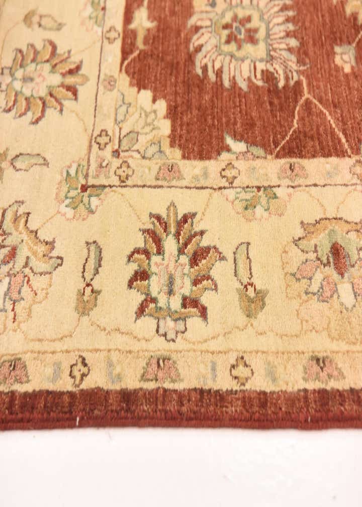5' 5 x 8' 2 Hand Knotted Peshawar Ziegler Rug