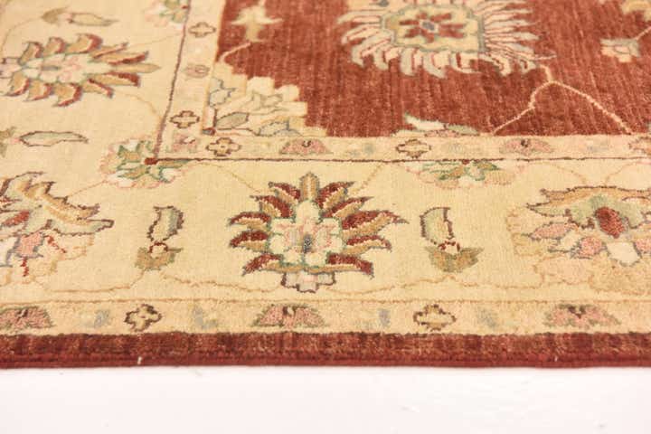 5' 5 x 8' 2 Hand Knotted Peshawar Ziegler Rug