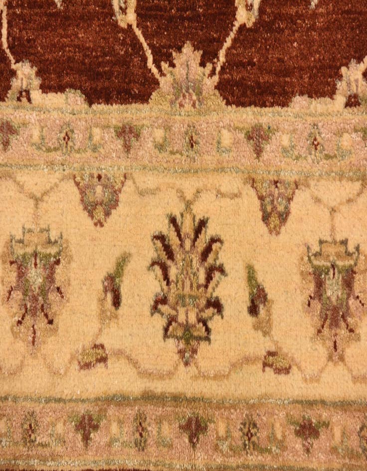 Detail image of 5' x 6' 8  Hand Knotted Peshawar Ziegler Rug