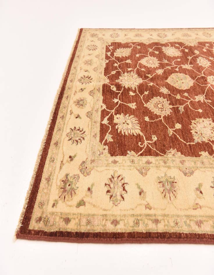 Detail image of 5' x 6' 8  Hand Knotted Peshawar Ziegler Rug