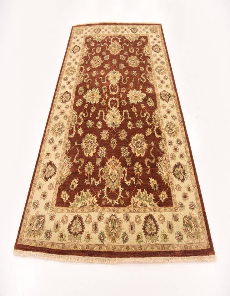 Detail image of 5' 6 x 8'  Hand Knotted Peshawar Ziegler Rug