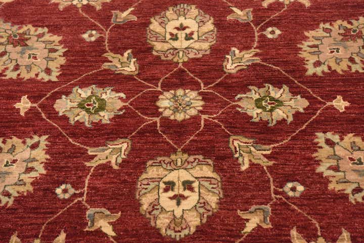 5' 7 x 8' 2 Hand Knotted Peshawar Ziegler Rug