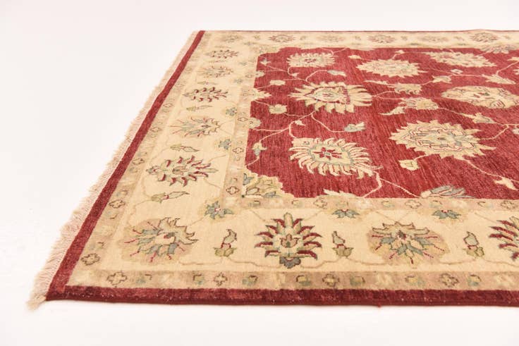 Detail image of 5' 7 x 8' 2 Hand Knotted Peshawar Ziegler Rug