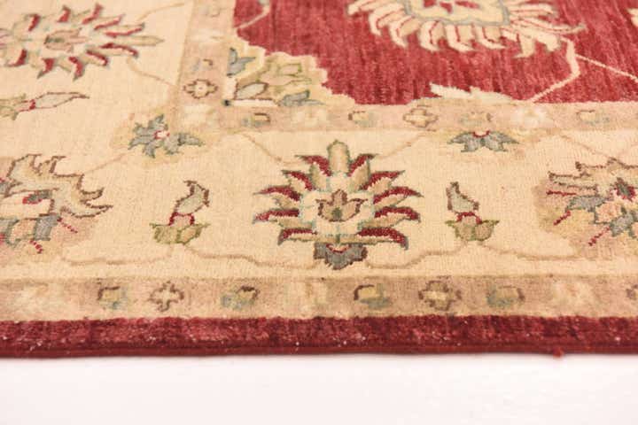 5' 7 x 8' 2 Hand Knotted Peshawar Ziegler Rug