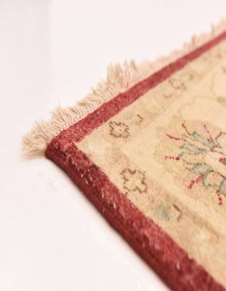 Detail image of 5' 7 x 8' 2  Hand Knotted Peshawar Ziegler Rug