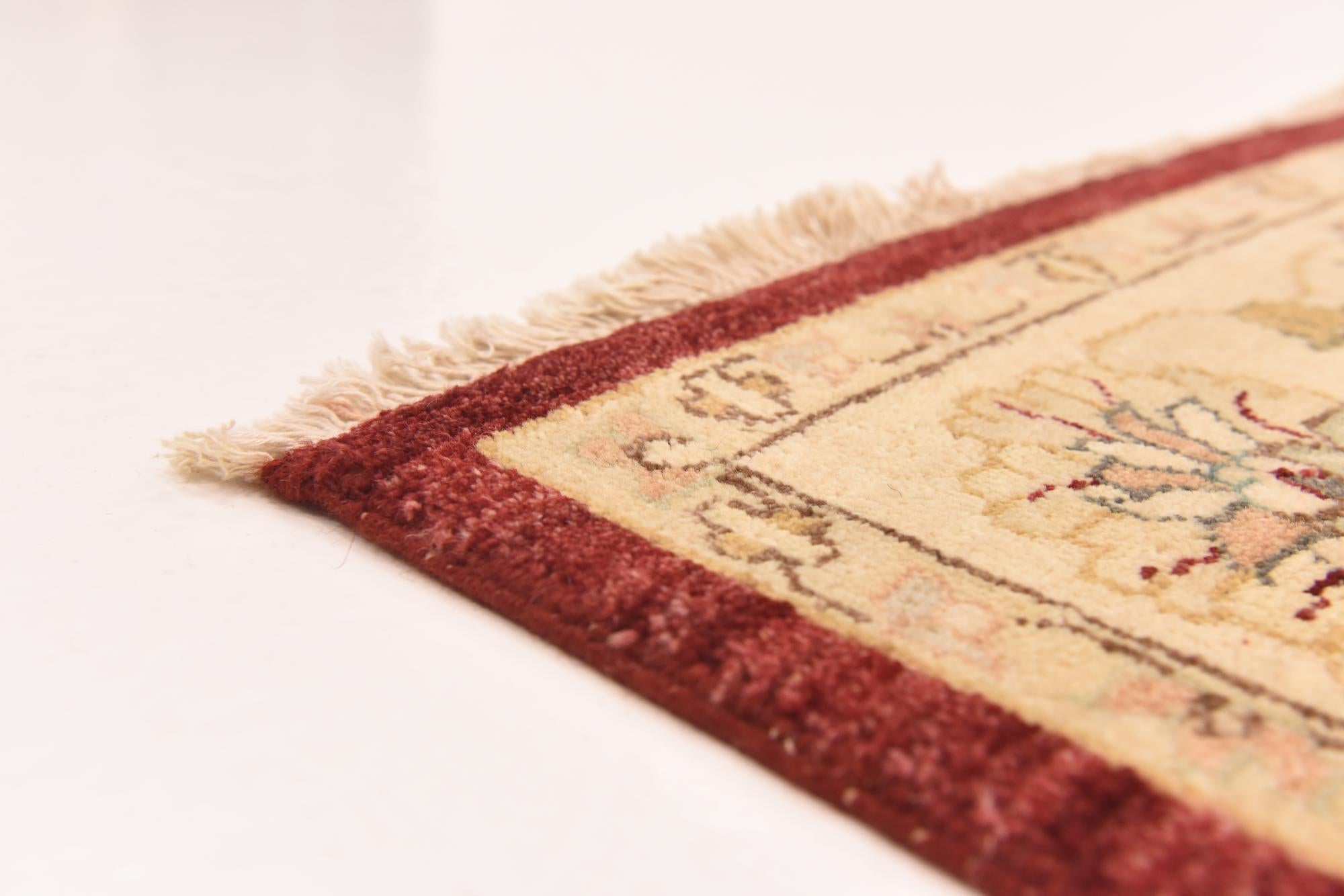 5' 7 x 8' 2 Hand Knotted Peshawar Ziegler Rug