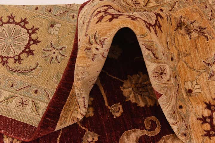 13' 5 x 17' 8 Hand Knotted Peshawar Ziegler Rug