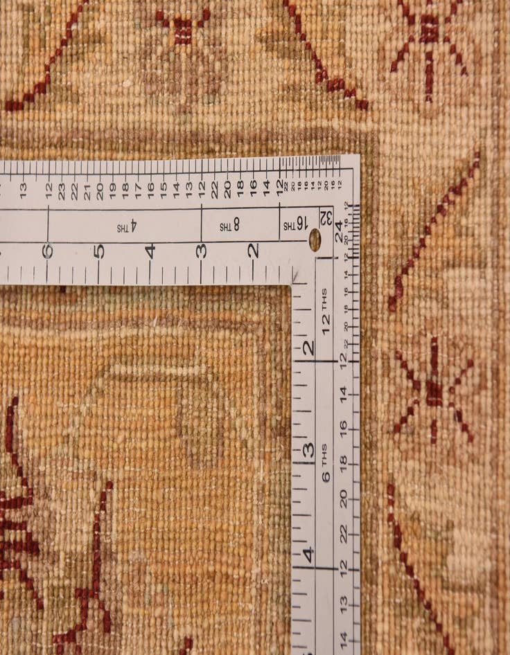 Detail image of 13' 5 x 17' 8  Hand Knotted Peshawar Ziegler Rug