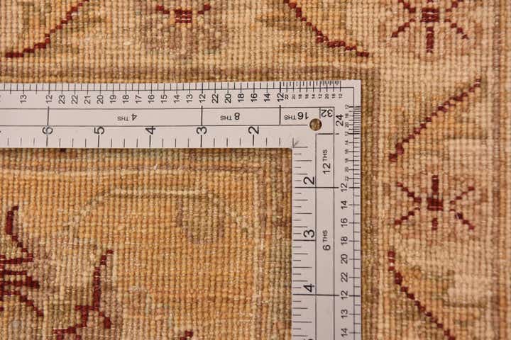 13' 5 x 17' 8 Hand Knotted Peshawar Ziegler Rug