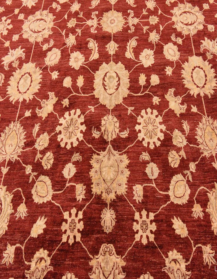 Detail image of 13' 5 x 17' 8  Hand Knotted Peshawar Ziegler Rug