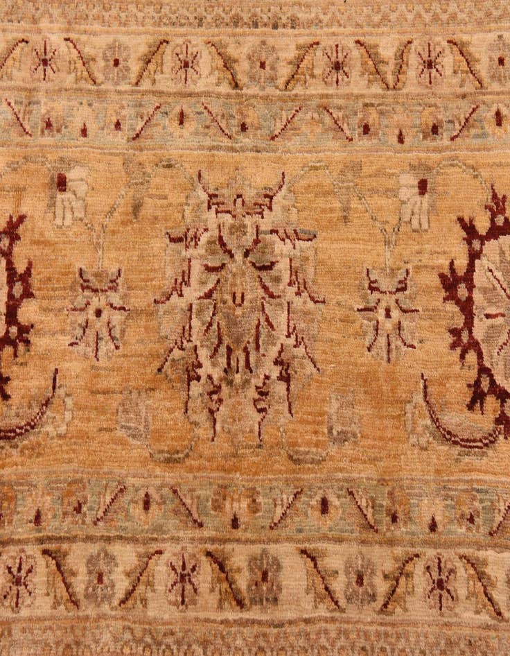 Detail image of 13' 5 x 17' 8  Hand Knotted Peshawar Ziegler Rug