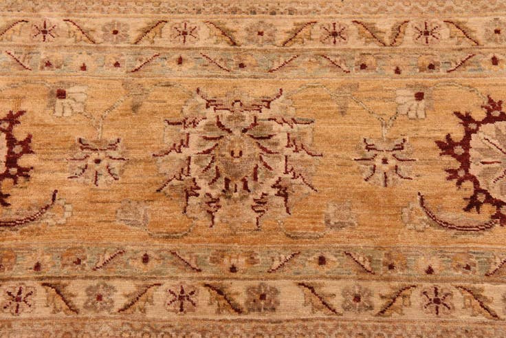 Detail image of 13' 5 x 17' 8 Hand Knotted Peshawar Ziegler Rug