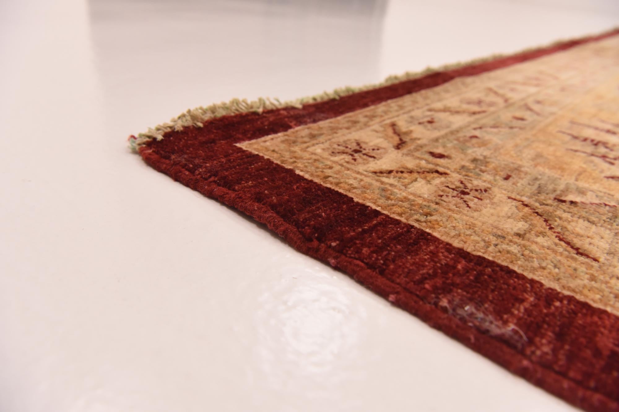 13' 5 x 17' 8 Hand Knotted Peshawar Ziegler Rug