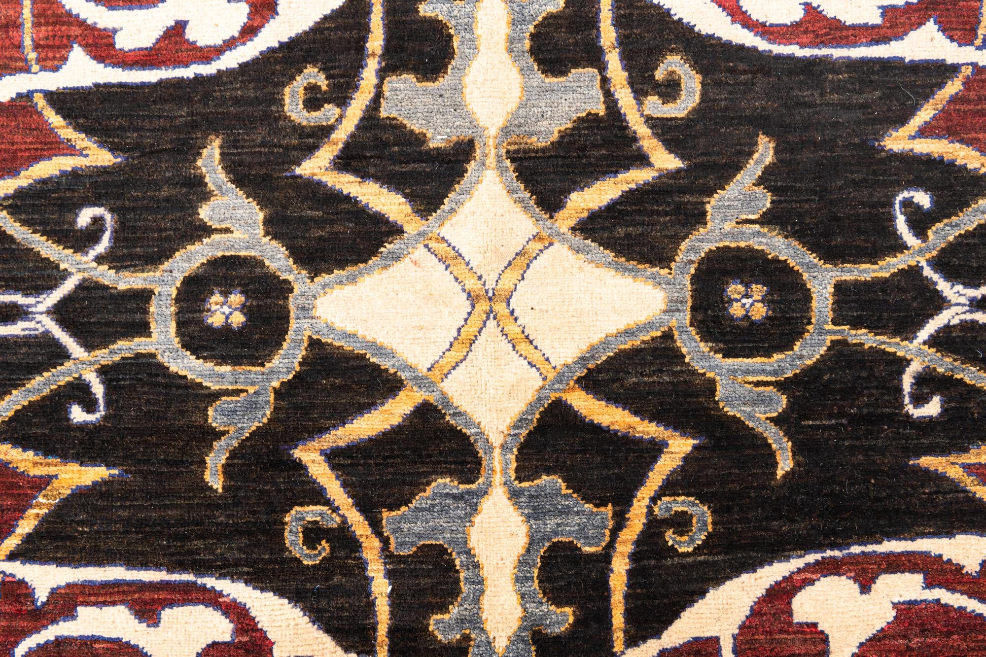 5' 8 x 7' 8 Hand Knotted Peshawar Ziegler Rug
