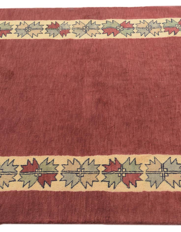 Detail image of 4' 1 x 6' 5 Hand Knotted Peshawar Ziegler Rug