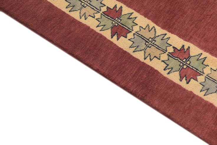Detail image of 4' 1 x 6' 5 Hand Knotted Peshawar Ziegler Rug