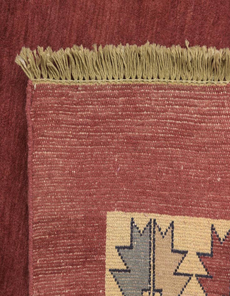 Detail image of 4' 1 x 6' 5  Hand Knotted Peshawar Ziegler Rug