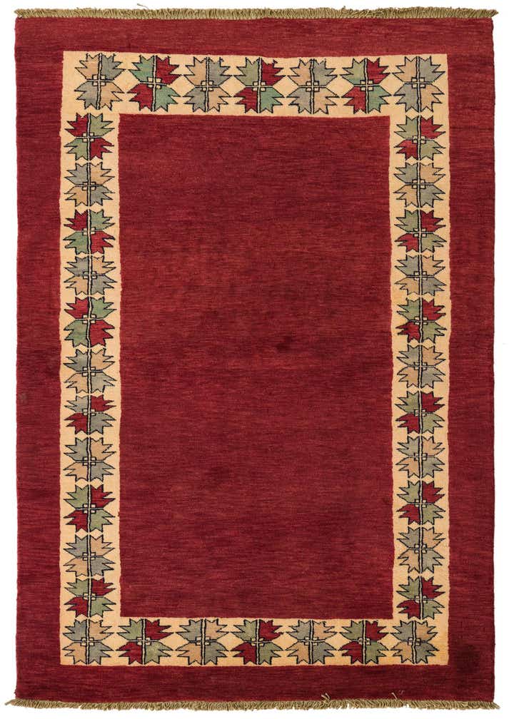 4' 1 x 6' 5 Hand Knotted Peshawar Ziegler Rug