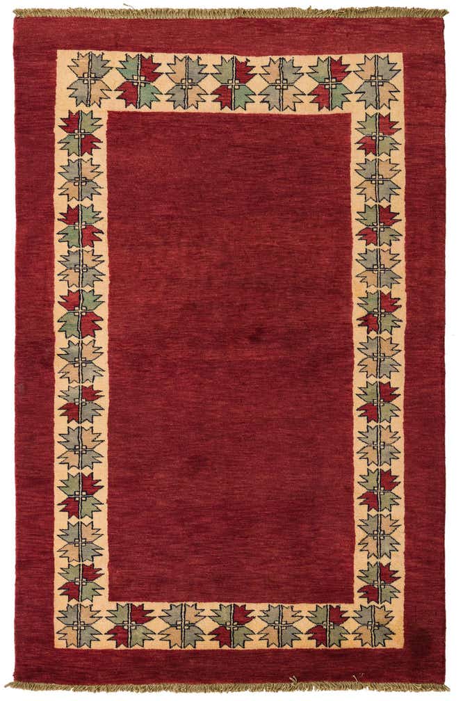 4' 1 x 6' 5 Hand Knotted Peshawar Ziegler Rug
