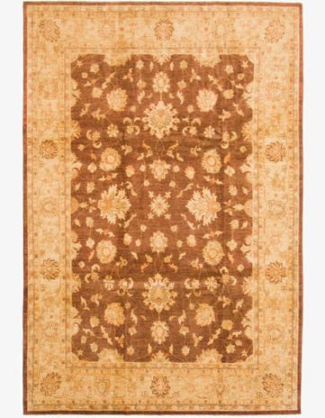 8' 2 x 12' 2 Hand Knotted Peshawar Ziegler Rug
