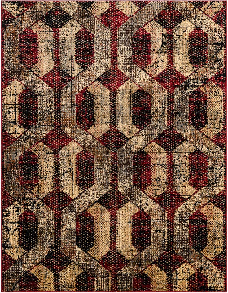 Detail image of 5' 3 x 8' Saturn Rug