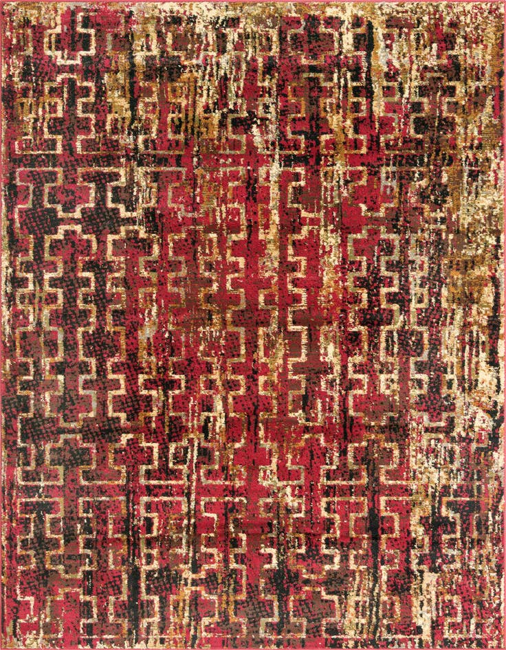 Detail image of 5' 3 x 7' Saturn Rug