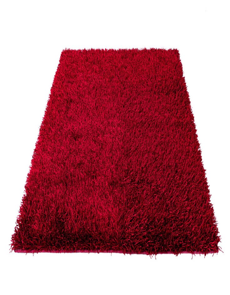 Detail image of 5' x 6' 9 Hand Knotted Solid Shag Rug