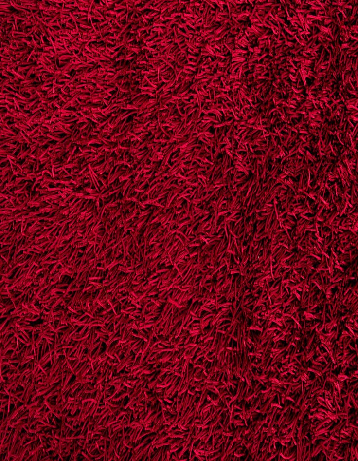 Detail image of 5' x 6' 9 Hand Knotted Solid Shag Rug