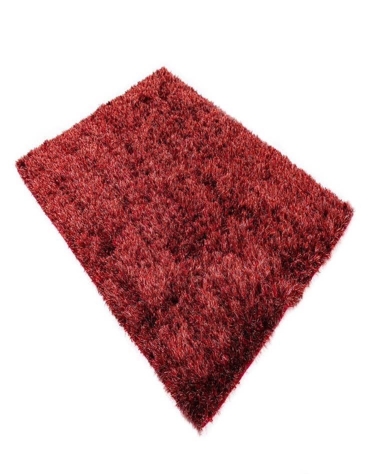 Detail image of 5' x 6' 6 Hand Knotted Solid Shag Rug