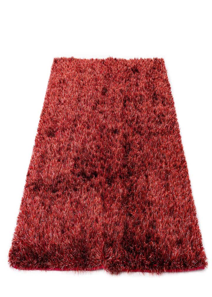 5' x 6' 6 Hand Knotted Solid Shag Rug