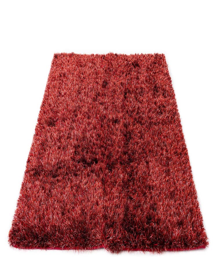 Detail image of 5' x 6' 6 Hand Knotted Solid Shag Rug