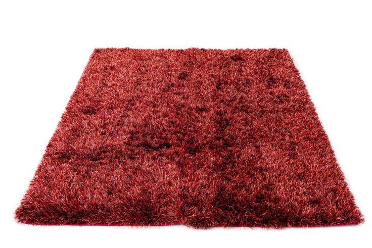 Detail image of 5' x 6' 6 Hand Knotted Solid Shag Rug