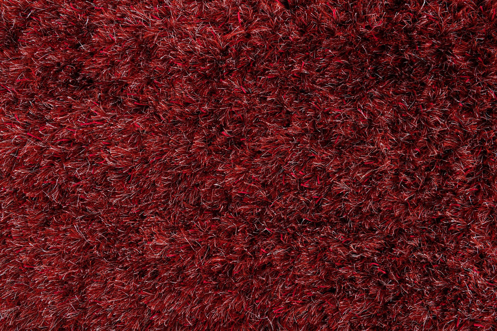 5' x 6' 6 Hand Knotted Solid Shag Rug