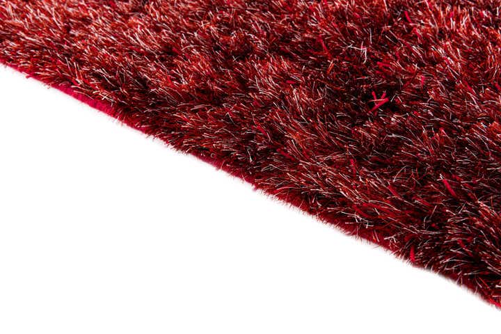 5' x 6' 6 Hand Knotted Solid Shag Rug