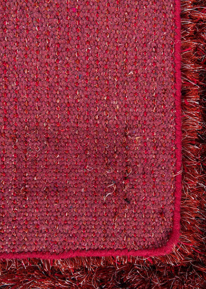 5' x 6' 6 Hand Knotted Solid Shag Rug