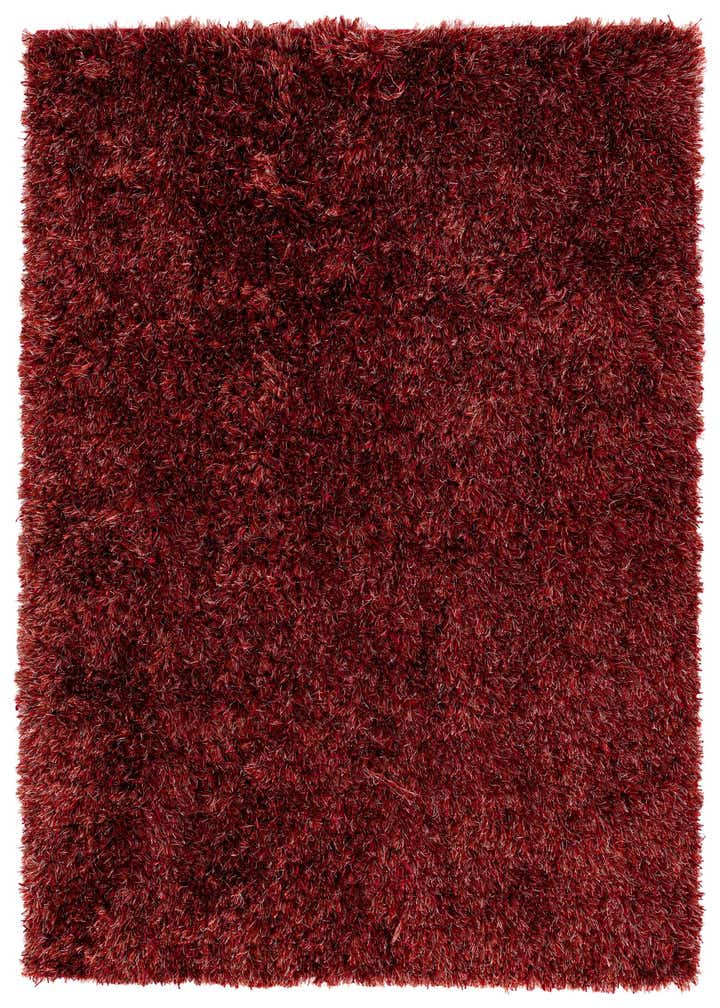 5' x 6' 6 Hand Knotted Solid Shag Rug
