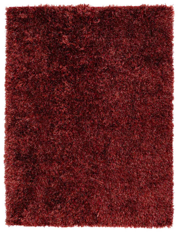 5' x 6' 6 Hand Knotted Solid Shag Rug