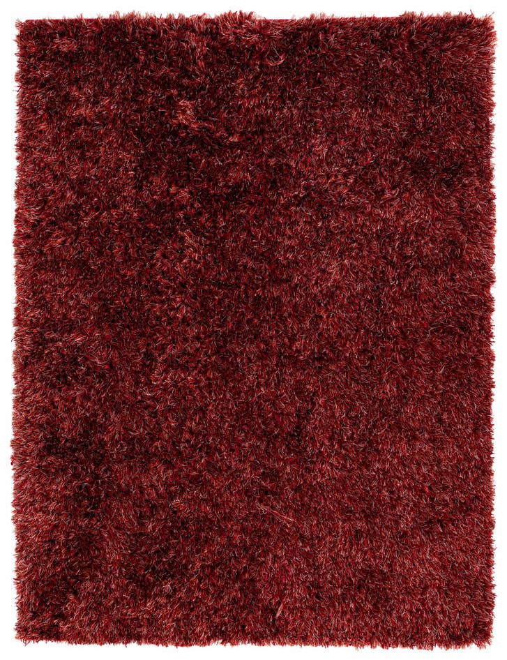 Detail image of 5' x 6' 6 Hand Knotted Solid Shag Rug