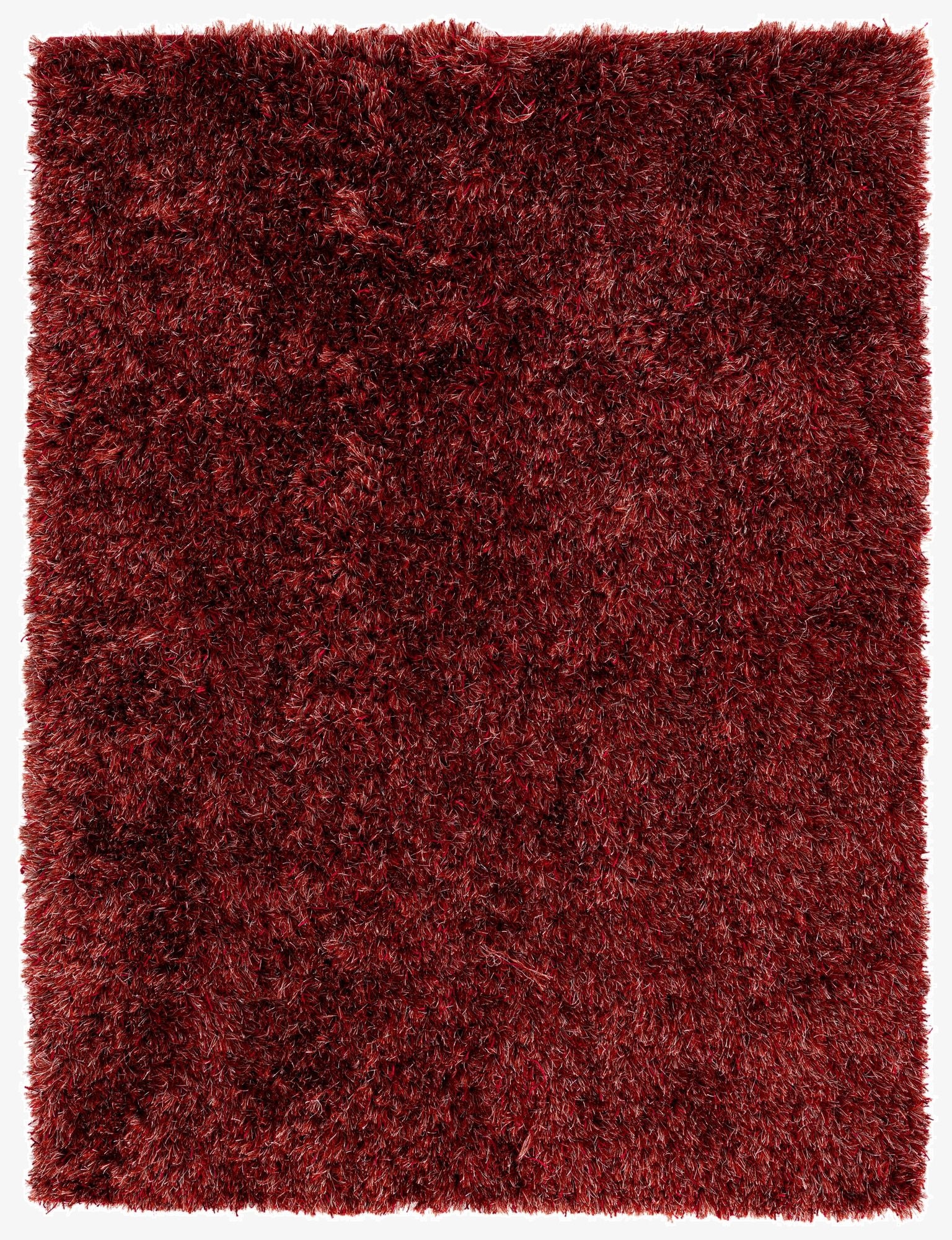 5' x 6' 6  Hand Knotted Solid Shag Rug